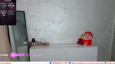 Snapshot of domixdyva chatting on March 10, 2025, 3:20 pm Dyva online show from March 10, 2025, 3:20 pm