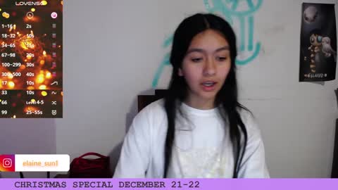 Snapshot of elaine_sun chatting on December 15, 2024, 7:24 am Elaine eli online show from December 15, 2024, 7:24 am