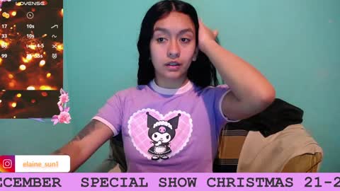 Snapshot of elaine_sun chatting on December 18, 2024, 2:32 am Elaine eli online show from December 18, 2024, 2:32 am