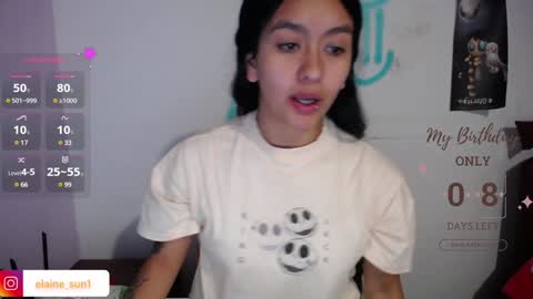 Snapshot of elaine_sun chatting on January 19, 2025, 3:18 am Elaine eli online show from January 19, 2025, 3:18 am