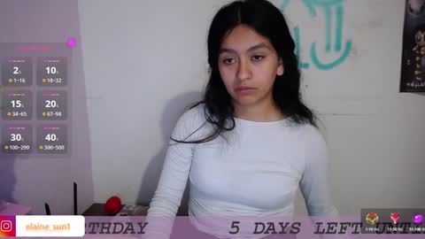 Snapshot of elaine_sun chatting on January 21, 2025, 5:16 am Elaine eli online show from January 21, 2025, 5:16 am