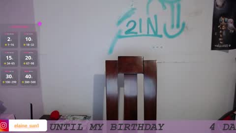 Snapshot of elaine_sun chatting on January 22, 2025, 2:15 am Elaine eli online show from January 22, 2025, 2:15 am