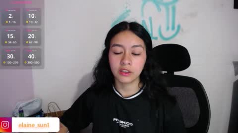 Snapshot of elaine_sun chatting on September 10, 2025, 10:10 pm Elaine eli online show from September 10, 2025, 10:10 pm