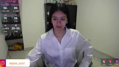 Snapshot of elaine_sun chatting on October 2, 2025, 4:08 am Elaine eli online show from October 2, 2025, 4:08 am