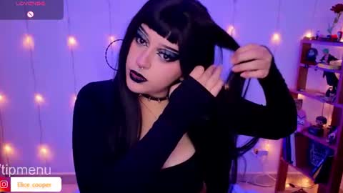 Snapshot of elicecooper chatting on July 10, 2026, 7:01 am Elice Cooper new account online show from July 10, 2026, 7:01 am