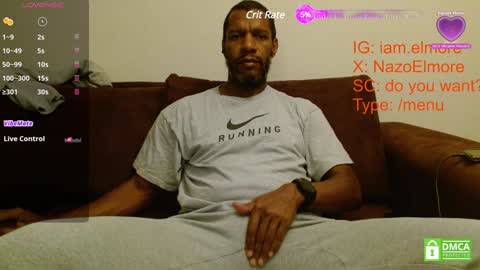 Snapshot of elmorenazogt chatting on January 26, 2025, 3:48 am My name is Elmore. Please say hello I like to chat with you. If you have requests or dirty talk please use tip online show from January 26, 2025, 3:48 am