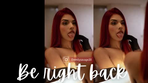 Snapshot of emmily_savage chatting on January 25, 2025, 7:17 am online show from January 25, 2025, 7:17 am