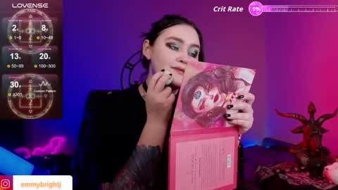 Snapshot of emmybrightj_ chatting on January 17, 2026, 2:27 am Emmy Bright 50 online show from January 17, 2026, 2:27 am