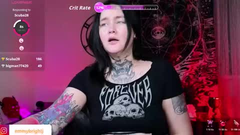 Snapshot of emmybrightj_ chatting on February 19, 2026, 1:34 am Emmy Bright 50 online show from February 19, 2026, 1:34 am