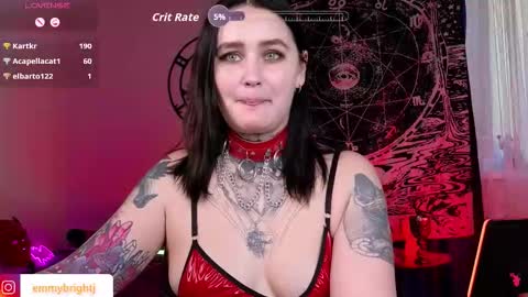 Snapshot of emmybrightj_ chatting on February 20, 2026, 6:26 am Emmy Bright 50 online show from February 20, 2026, 6:26 am