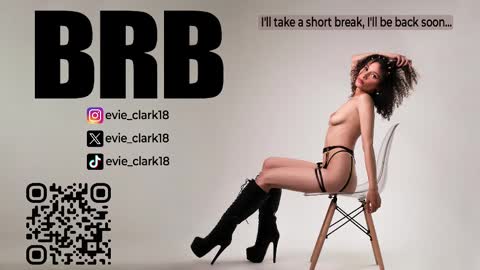 Snapshot of evie_clark_ chatting on March 4, 2025, 11:00 pm My name is Evie nice to meet you really get to know me better private is open online show from March 4, 2025, 11:00 pm