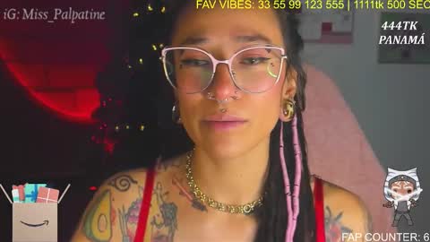 Snapshot of evil_miss_palpatin chatting on December 15, 2025, 11:42 pm Lucia Ilich.... IG miss palpatine NEXT SHOW 200724 online show from December 15, 2025, 11:42 pm