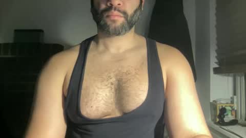 Snapshot of fuckyeahcoach chatting on January 17, 2026, 10:09 am Muscle Bear Jock in Training online show from January 17, 2026, 10:09 am