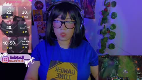 Snapshot of gloriette__ chatting on December 21, 2024, 8:50 am LALISA online show from December 21, 2024, 8:50 am