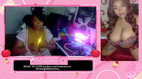 Snapshot of goddesscocoaa chatting on April 6, 2026, 4:46 am Goddess Cocoa online show from April 6, 2026, 4:46 am