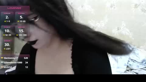 Snapshot of goth_pumpkin chatting on December 13, 2024, 2:10 am Amy online show from December 13, 2024, 2:10 am