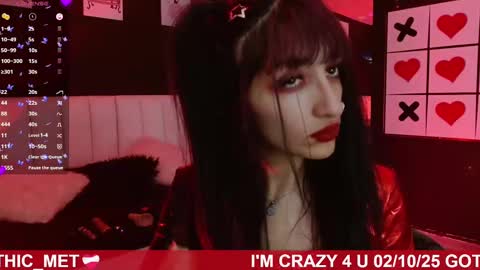 Snapshot of gotthic_met chatting on October 3, 2025, 4:31 am Meredith Alessandra online show from October 3, 2025, 4:31 am