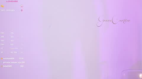 Snapshot of gracecartier chatting on December 8, 2024, 5:29 am Grace Cartier online show from December 8, 2024, 5:29 am