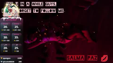 Snapshot of hairyandsexysalma chatting on December 22, 2024, 7:22 am SALMA online show from December 22, 2024, 7:22 am