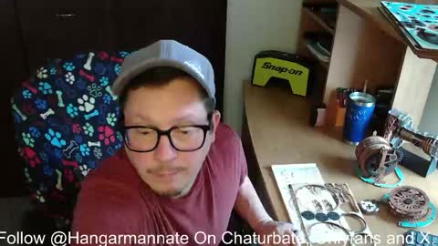 Snapshot of hangarmannate chatting on May 24, 2026, 6:35 pm Nate online show from May 24, 2026, 6:35 pm