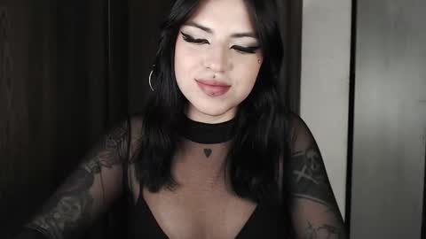 Snapshot of heatherdemonzx_ chatting on October 15, 2025, 11:49 pm HEATHER DEMONZX Please help me to reach 100 thumbs up online show from October 15, 2025, 11:49 pm
