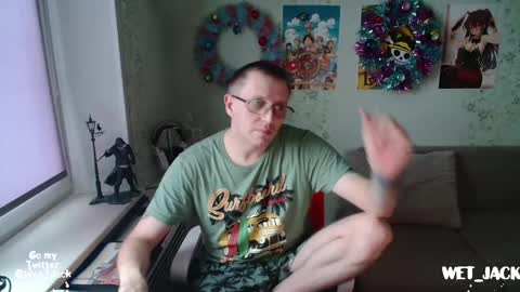 Snapshot of hlestus chatting on January 15, 2025, 12:15 pm Wet Jack online show from January 15, 2025, 12:15 pm