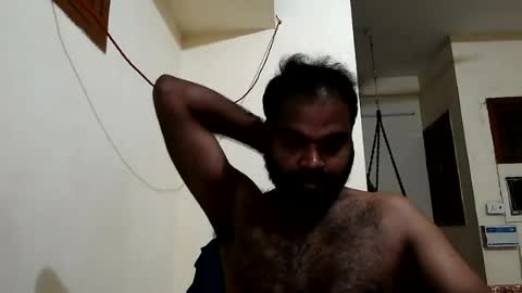 indianhairyguy23 online show from July 1, 2026, 10:31 pm