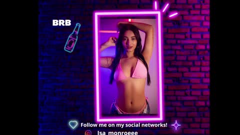 Snapshot of isamonroee chatting on January 17, 2025, 10:56 pm Isa Monroee online show from January 17, 2025, 10:56 pm