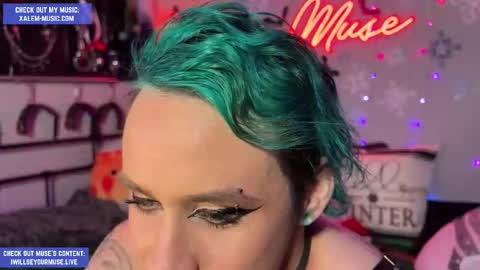 Snapshot of iwillbeyourmuse chatting on December 16, 2025, 12:48 am Muse hethey online show from December 16, 2025, 12:48 am