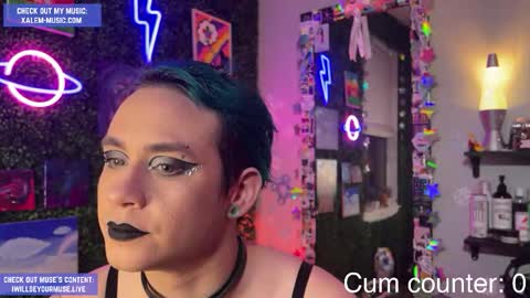 Snapshot of iwillbeyourmuse chatting on February 18, 2026, 12:50 am Muse hethey online show from February 18, 2026, 12:50 am