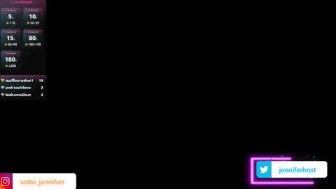 Snapshot of jennifer_scot chatting on November 1, 2025, 4:53 pm JENNIFER online show from November 1, 2025, 4:53 pm