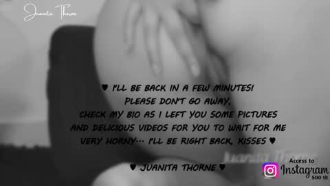  JUANITA THORNE 2 online show from November 15, 2025, 9:54 pm