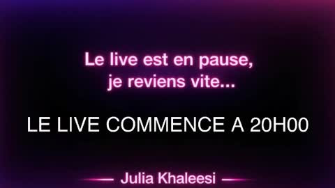 Julia Khaleesii online show from April 2, 2026, 5:54 pm