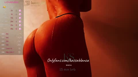 Snapshot of kassablanca_ chatting on January 31, 2025, 10:10 pm Kassy online show from January 31, 2025, 10:10 pm
