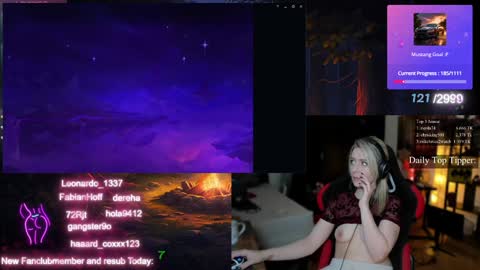 Snapshot of kimilee22 chatting on January 25, 2025, 5:30 pm Wolfs Girl online show from January 25, 2025, 5:30 pm