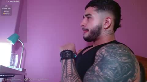 Snapshot of king_falconer chatting on June 18, 2026, 7:30 am Angel Falconer online show from June 18, 2026, 7:30 am