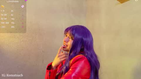 Snapshot of komatsu_ chatting on February 7, 2026, 1:15 pm Komatsu Lilith online show from February 7, 2026, 1:15 pm