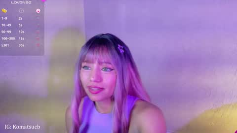 Snapshot of komatsu_ chatting on February 21, 2026, 12:44 am Komatsu Lilith online show from February 21, 2026, 12:44 am