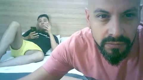 Snapshot of latingaycouple01 chatting on February 24, 2026, 6:55 am latingaycouple01 online show from February 24, 2026, 6:55 am