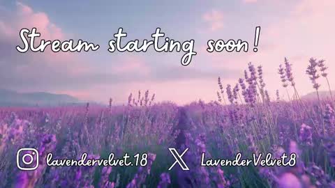 Snapshot of lavender_velvet chatting on April 2, 2026, 2:15 pm Lavender online show from April 2, 2026, 2:15 pm