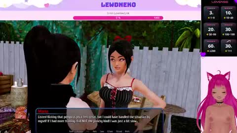 Snapshot of lewdnekonya chatting on November 6, 2025, 2:12 am Nemu Konishi online show from November 6, 2025, 2:12 am