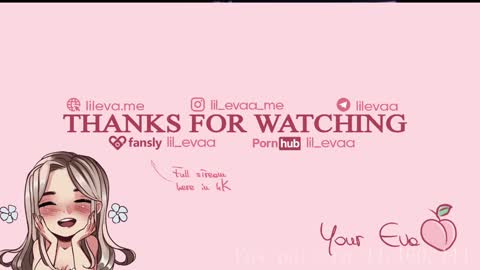 Snapshot of lil_eva chatting on February 8, 2025, 6:22 pm All my link in bio sign up to support me online show from February 8, 2025, 6:22 pm