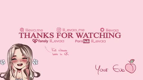 Snapshot of lil_eva chatting on February 9, 2025, 6:58 pm All my link in bio sign up to support me online show from February 9, 2025, 6:58 pm