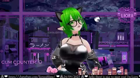 im Liora uwu   online show from September 25, 2025, 2:15 am
