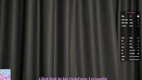 Snapshot of lornaelin chatting on November 18, 2025, 6:56 pm Dia 700-1630Rose 1900-430UTC1 online show from November 18, 2025, 6:56 pm