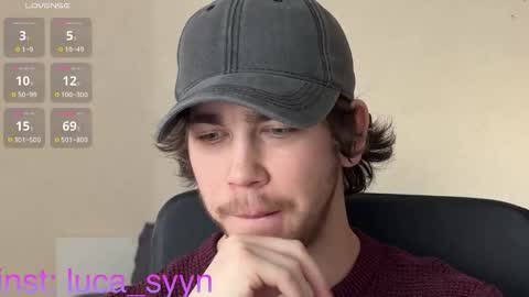 Snapshot of luca_syn chatting on October 18, 2025, 12:06 pm Luca S online show from October 18, 2025, 12:06 pm