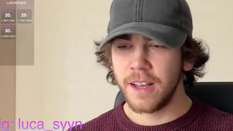 Snapshot of luca_syn chatting on October 30, 2025, 6:15 am Luca S online show from October 30, 2025, 6:15 am