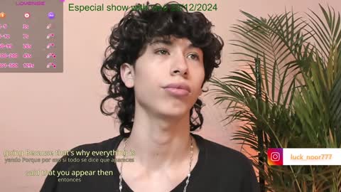 Snapshot of lucke_noor chatting on December 18, 2024, 8:03 pm Noor online show from December 18, 2024, 8:03 pm