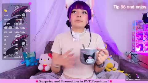Snapshot of marcy_neko chatting on February 28, 2025, 6:20 pm Marceline online show from February 28, 2025, 6:20 pm