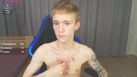 Snapshot of max_gen chatting on February 9, 2025, 10:43 pm Max Gen with tats 24years  And Ethan without tats 20 years online show from February 9, 2025, 10:43 pm